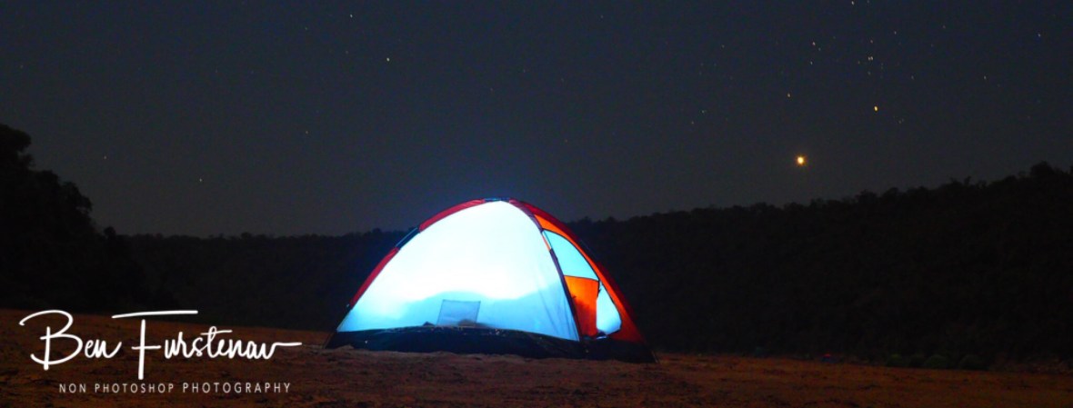 Sleeping under stars