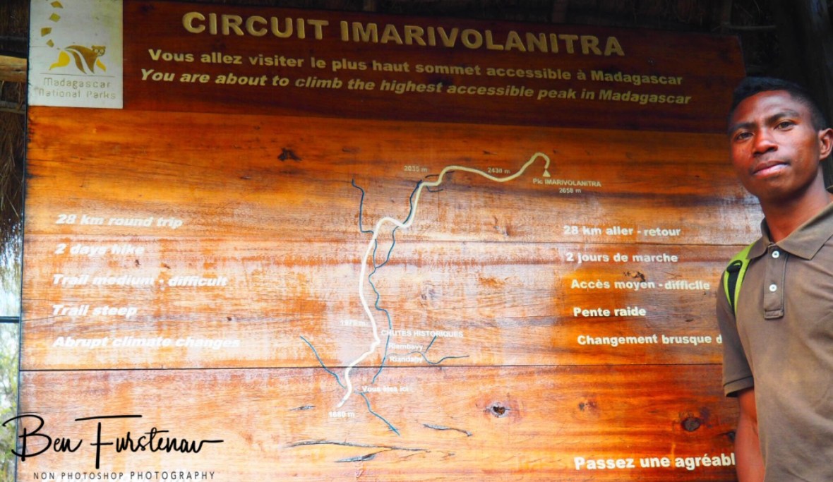 Tour guide Florie showing me the way