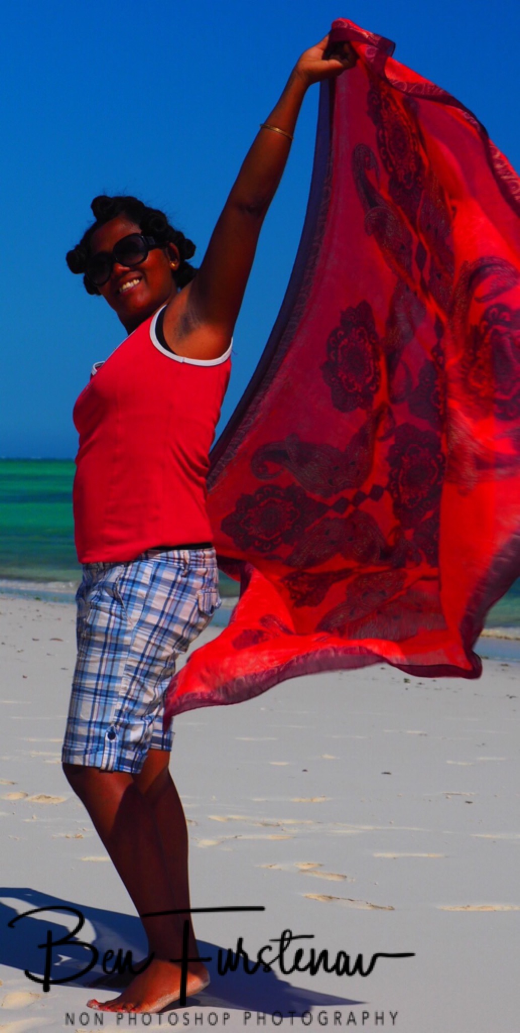 Ninah Clara enjoying herself 