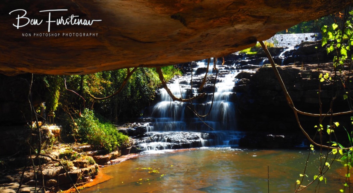 Waterfalls and caves