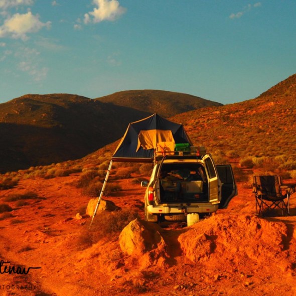Camping at the foothills of Springbok