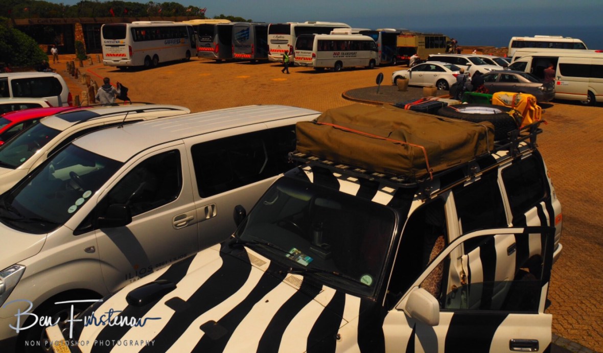 Busy,busy carpark, Cape of good hope 