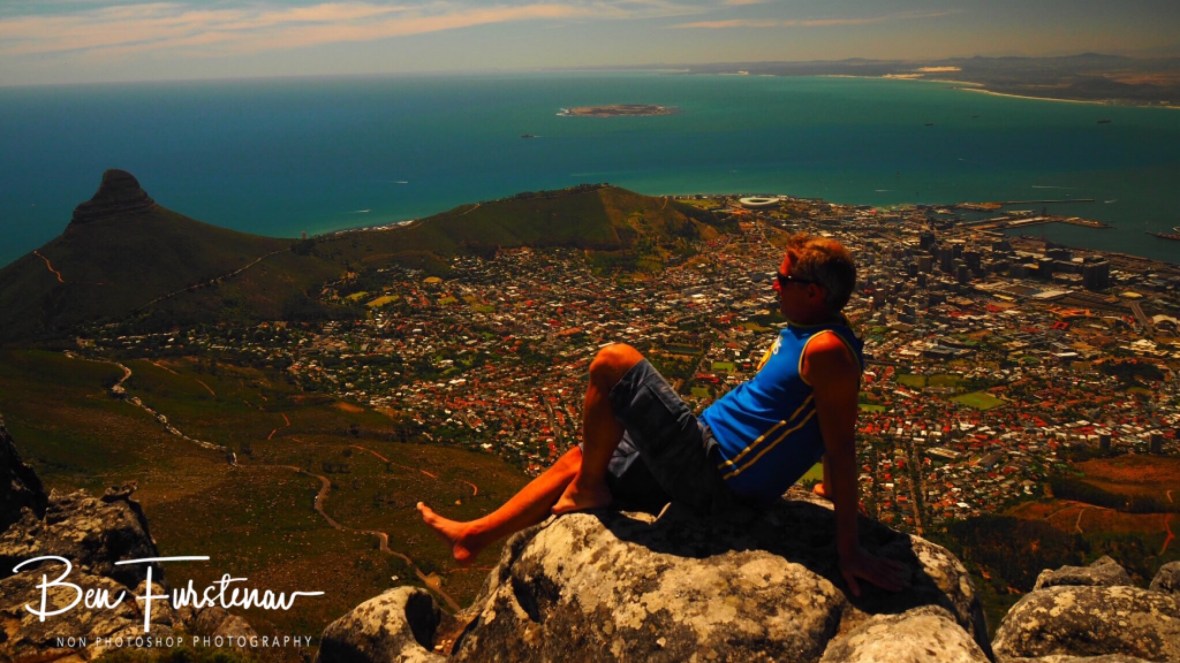 Splendid views from Table Mountain, Cape Town 