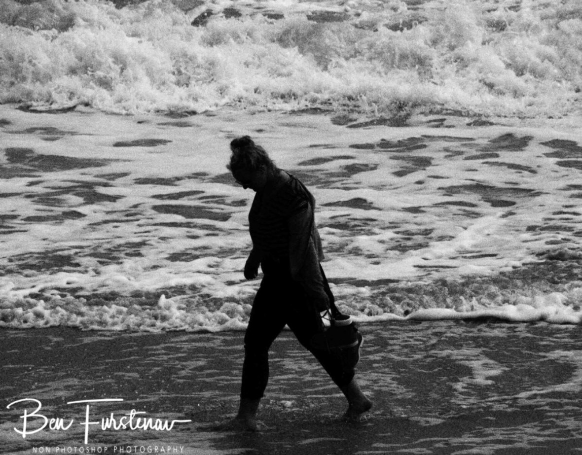 Nicole enjoying the beach