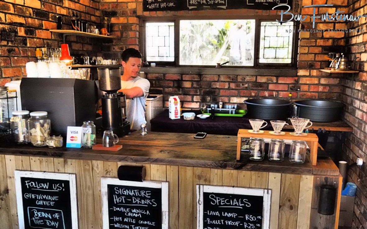 Fifth Wave Café owner Ammo doing his magic