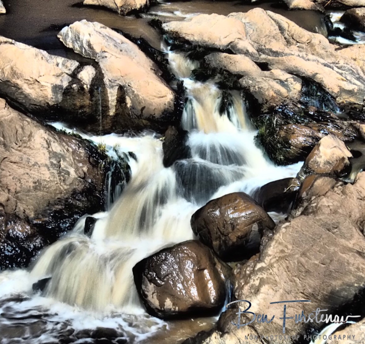 Rocks and water blended in