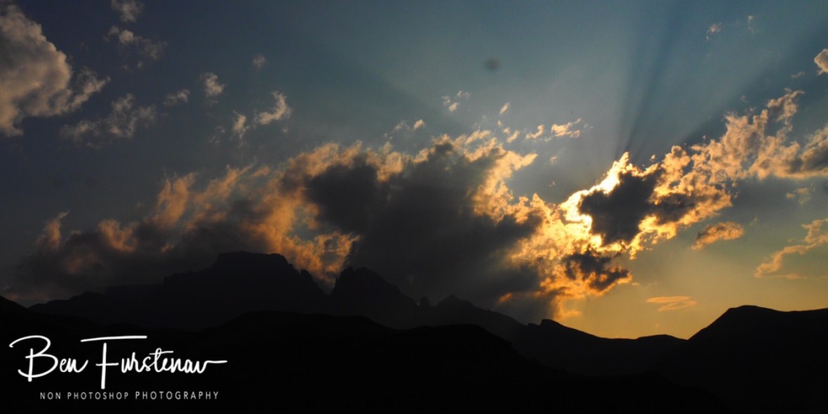 Impressive clouds cover over the high plateau