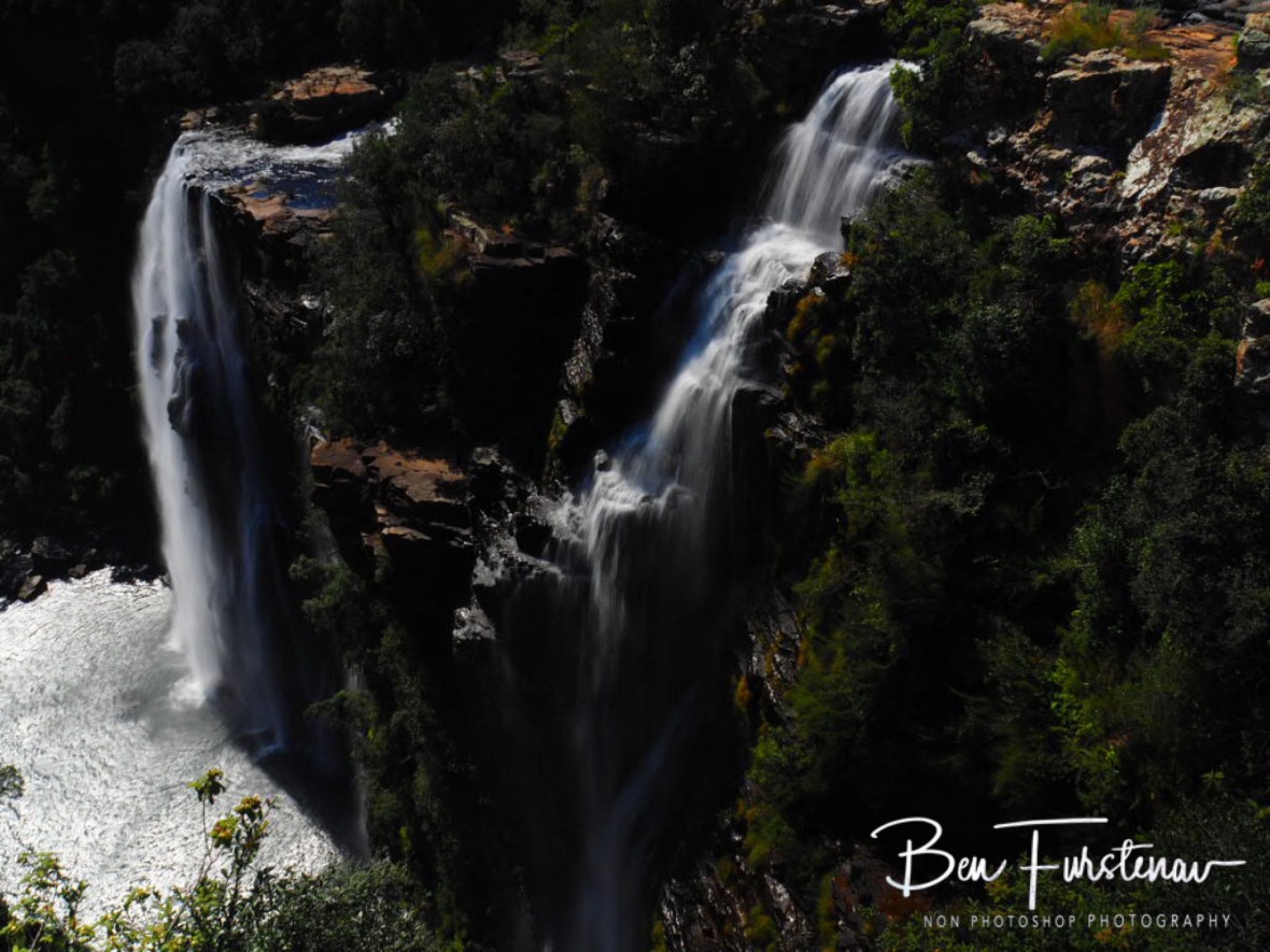 The view from the car park, Lisbon Falls