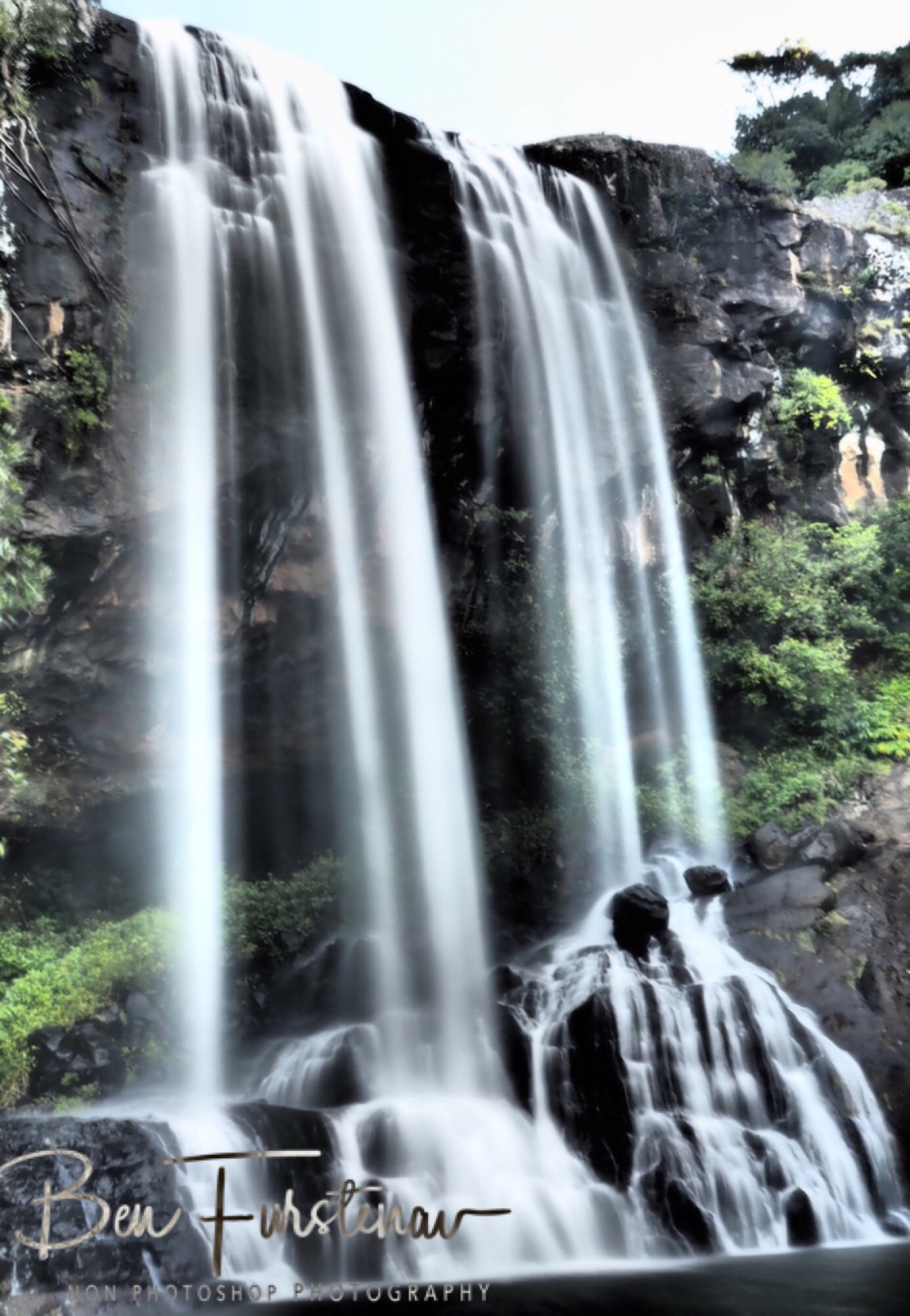 Tamarin Falls close up, Black River National Park 