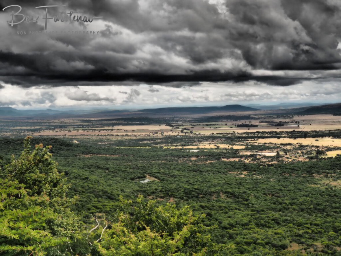 Clouds rolling in over The Valley, Dundee 