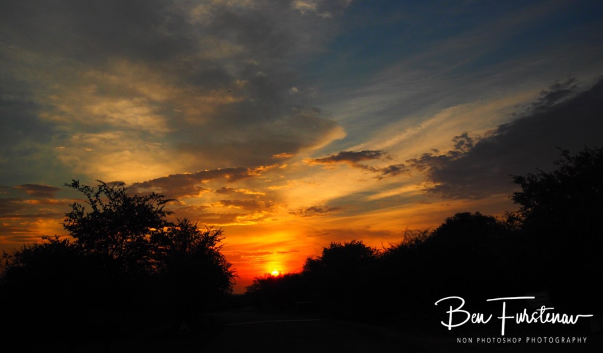 Captivating sunrise over Pilansberg National Park 