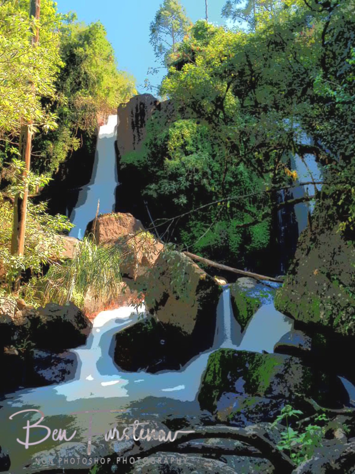 Horseshoe Falls painting, Sabie