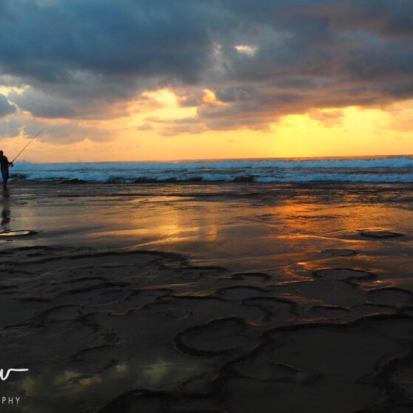Early morning fisherman, Machangulo Peninsula