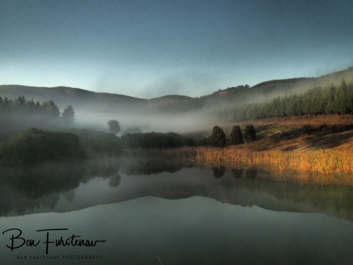 Early morning reflections over ‘cuddle puddle’, Sabie
