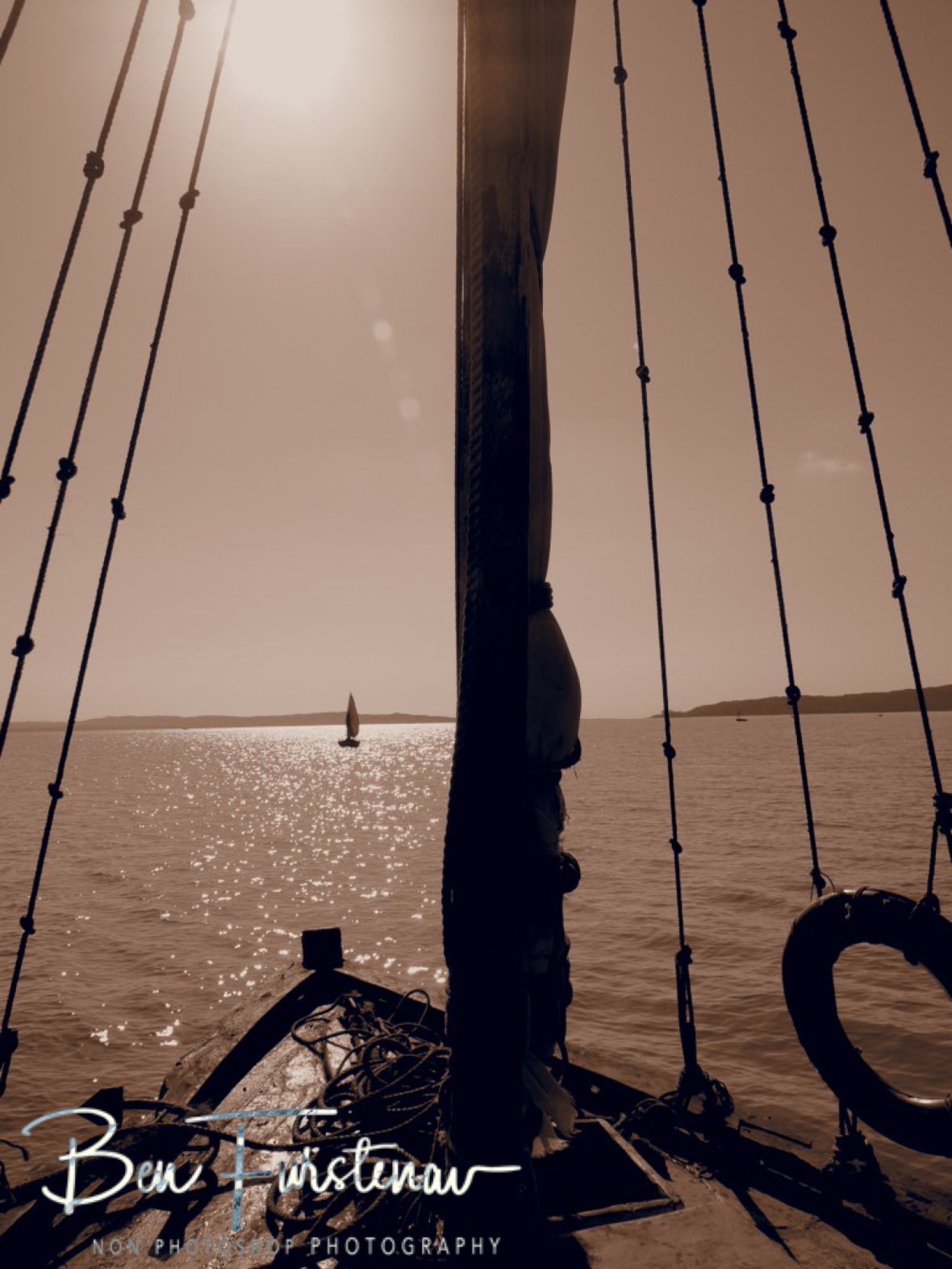 Red sail sunset, Santa Maria, Machangulo Peninsula 