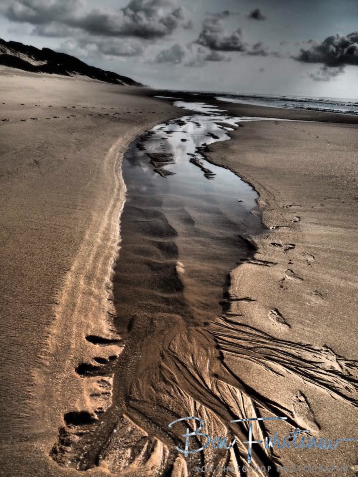 Low tide pools on Machangulo Peninsula