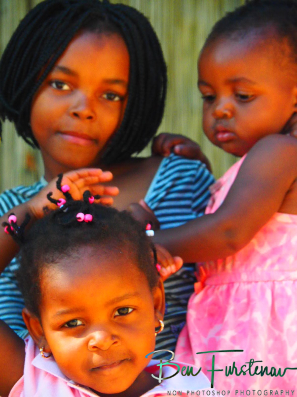Happy siblings, Inhaca Island 