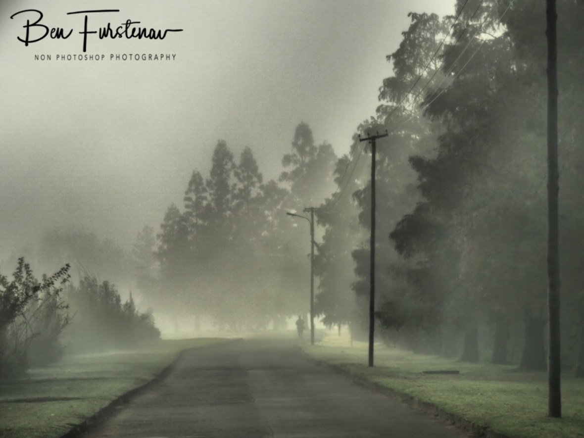 Foggy streets, Sabie
