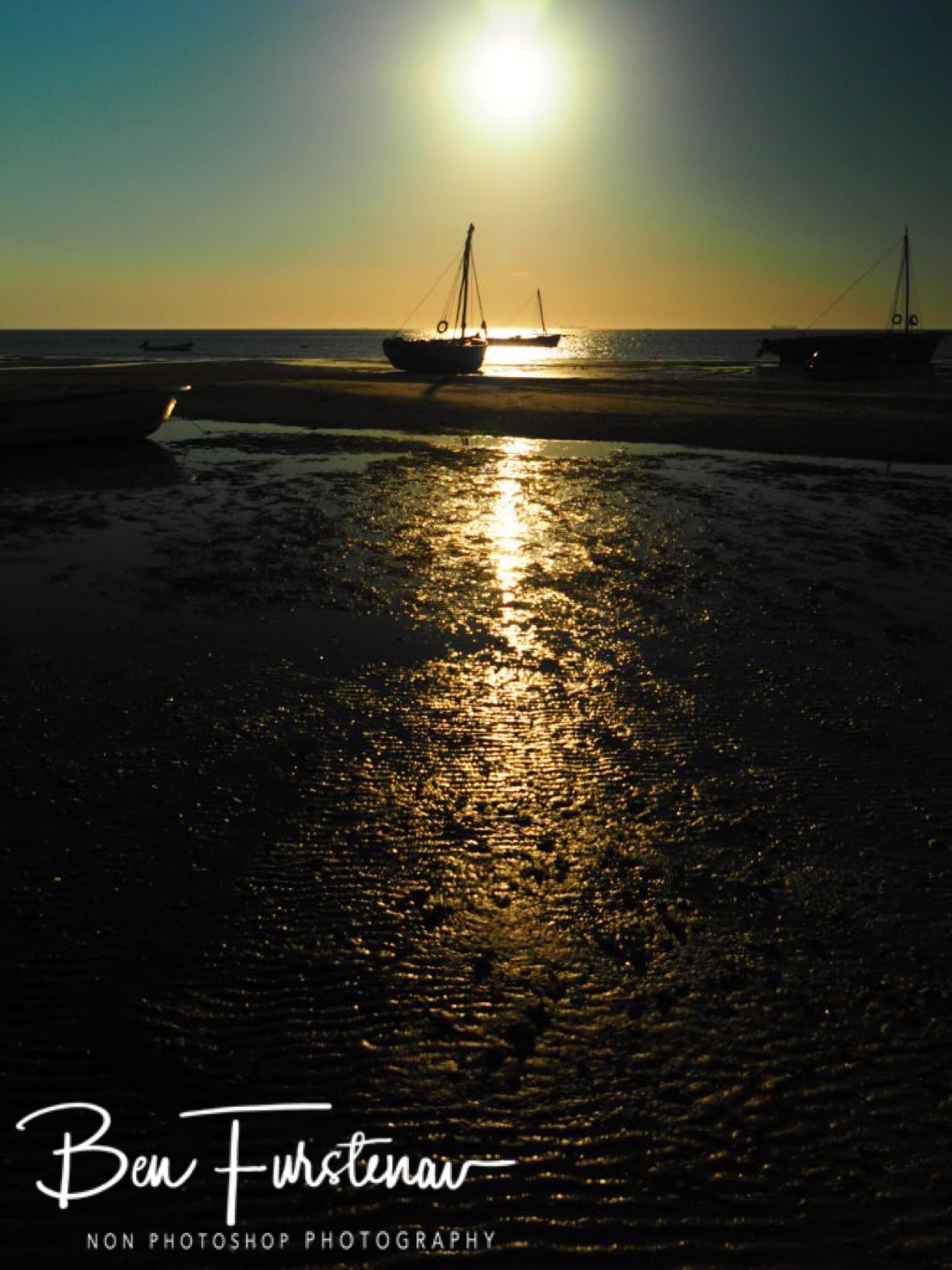 Mudflat reflections, Inhaca Island