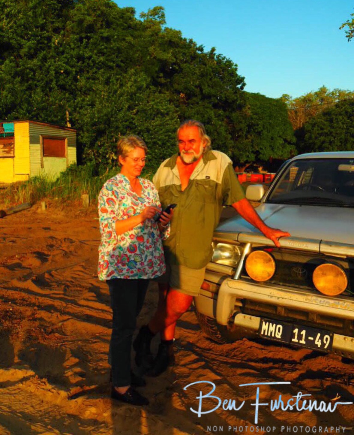 Christa and Wessel checkin up, Machangulo Peninsula
