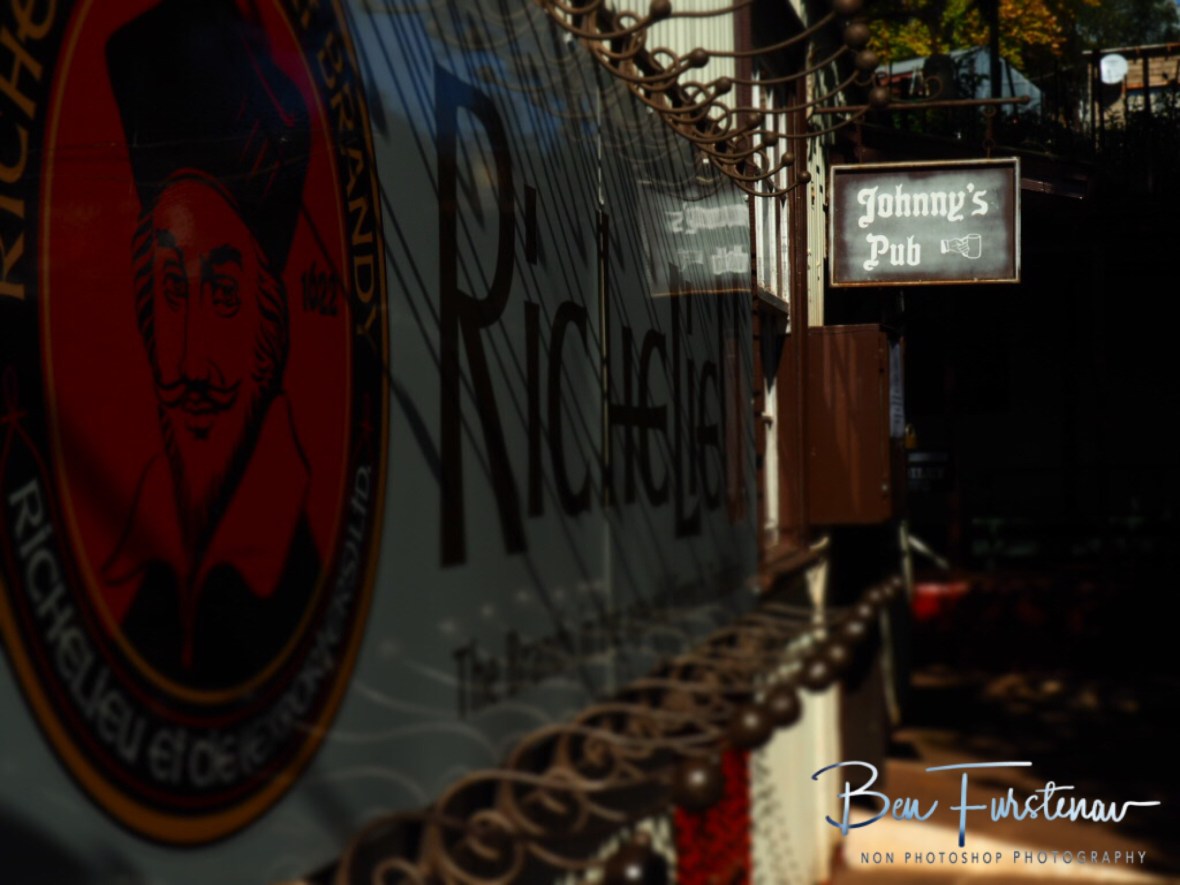 Helmet and Jacket hangers at Johnny’s Bar, Pilgrims Rest 