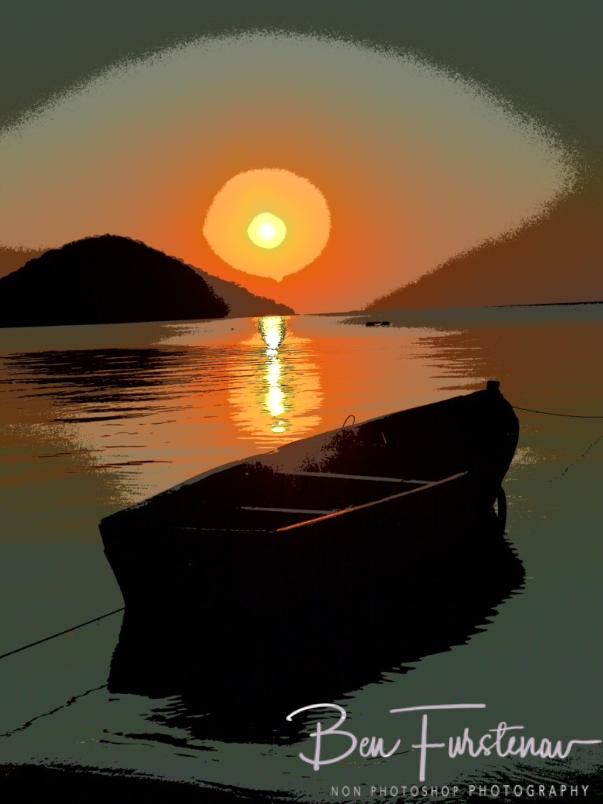 Eye in the sky in Chembe, Cape Maclear, Lake Malawi, Malawi