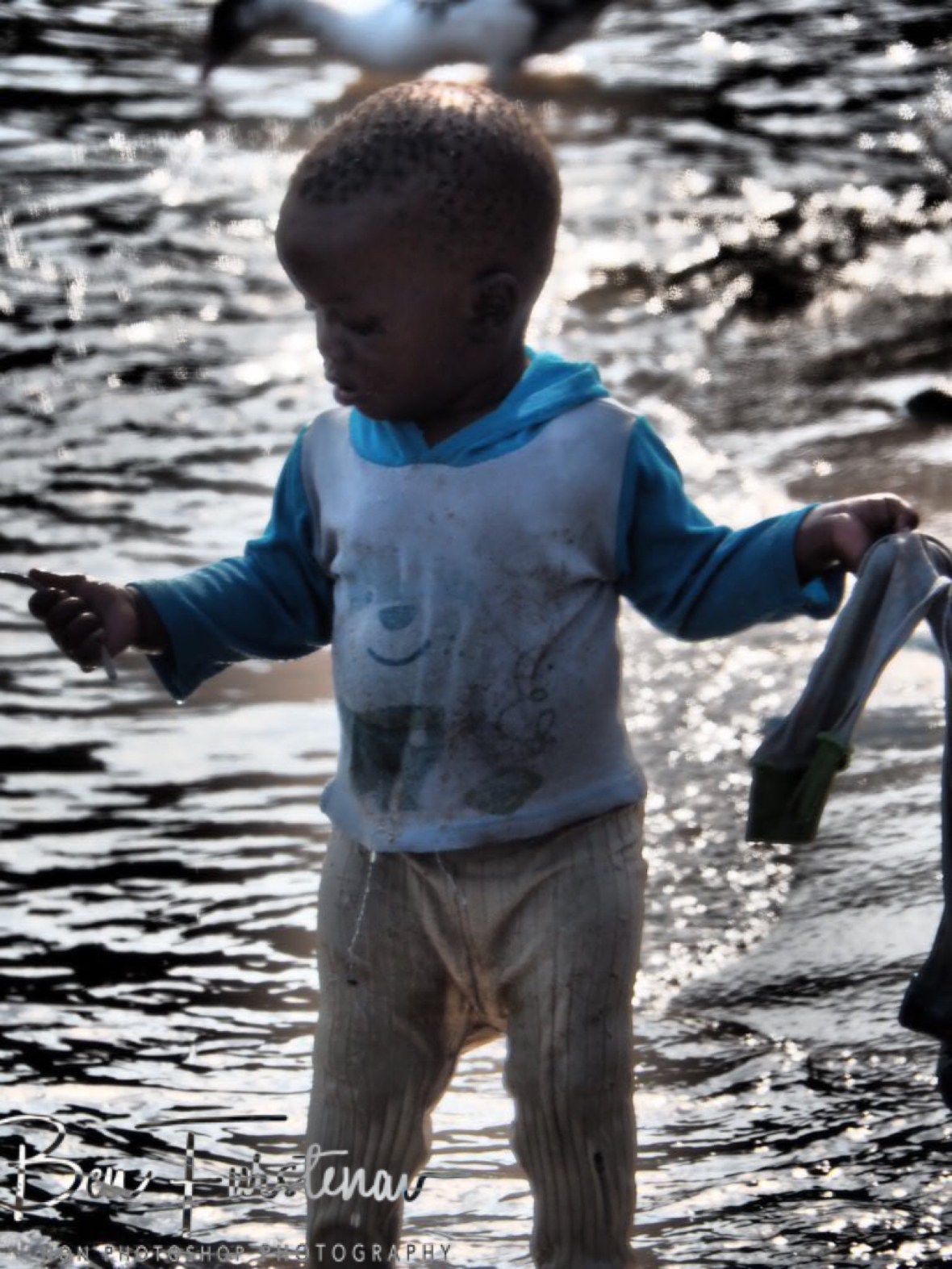 Still practicing, Chembe, Cape Maclear, Lake Malawi, Malawi 