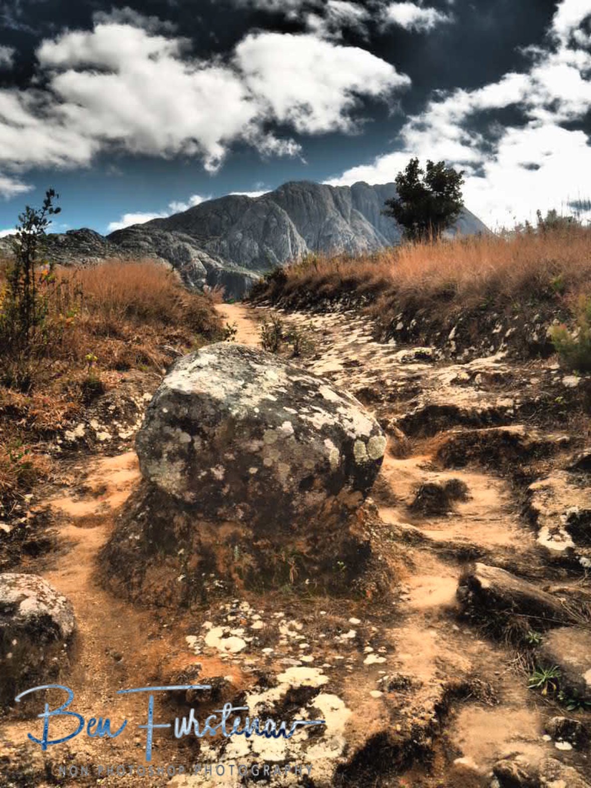 Bowled out towards Mt. Chambe, Mulanje Mountains, Malawi 