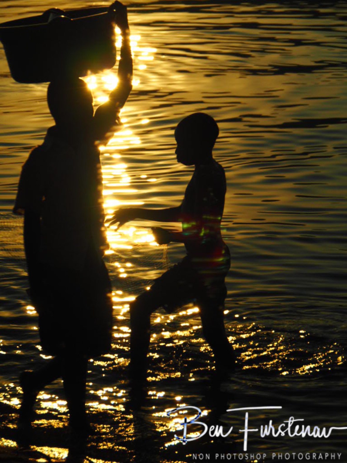 Sunset images in Chembe, Cape Maclear, Lake Malawi, Malawi