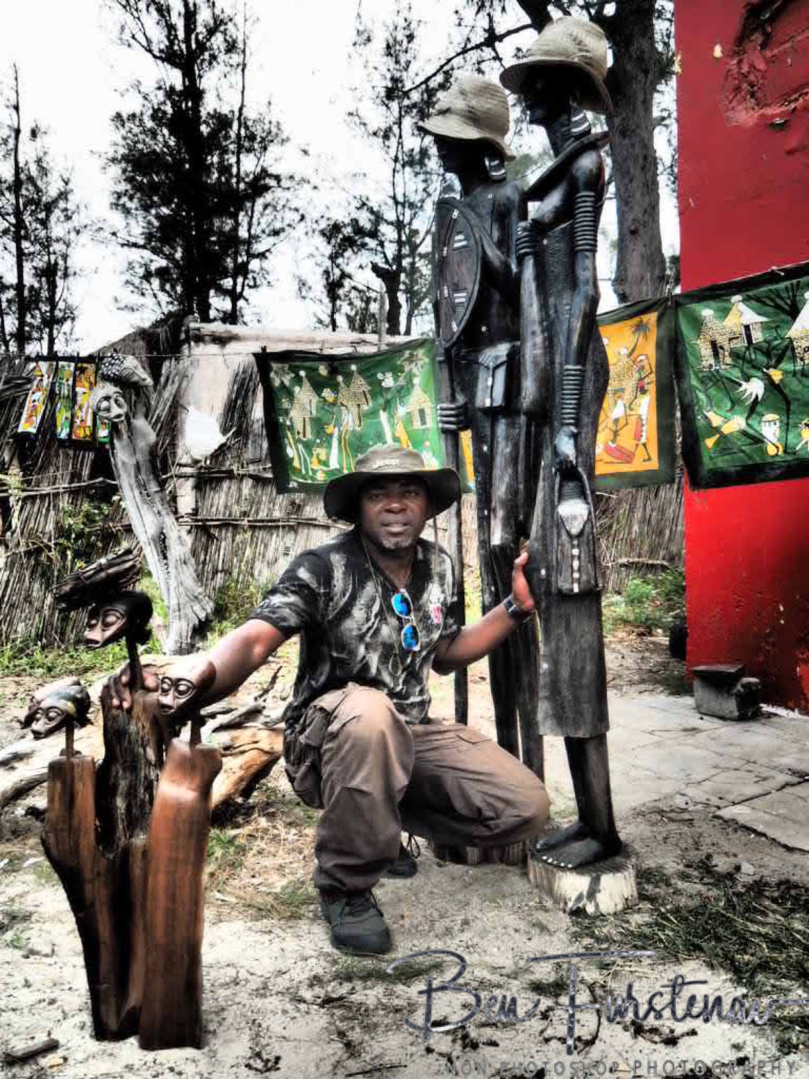 Wood carvings, Vilankulo, Mozambique