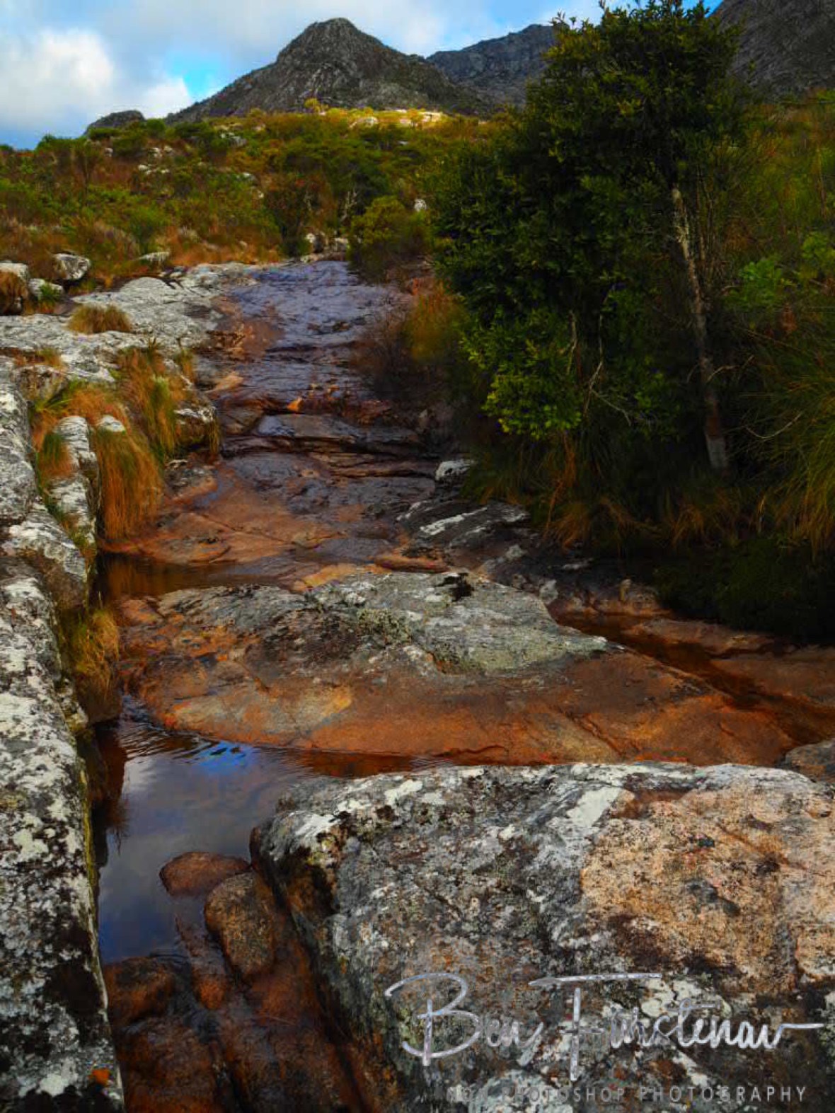 Creek flow from Mulanje Mountains, Malawi 