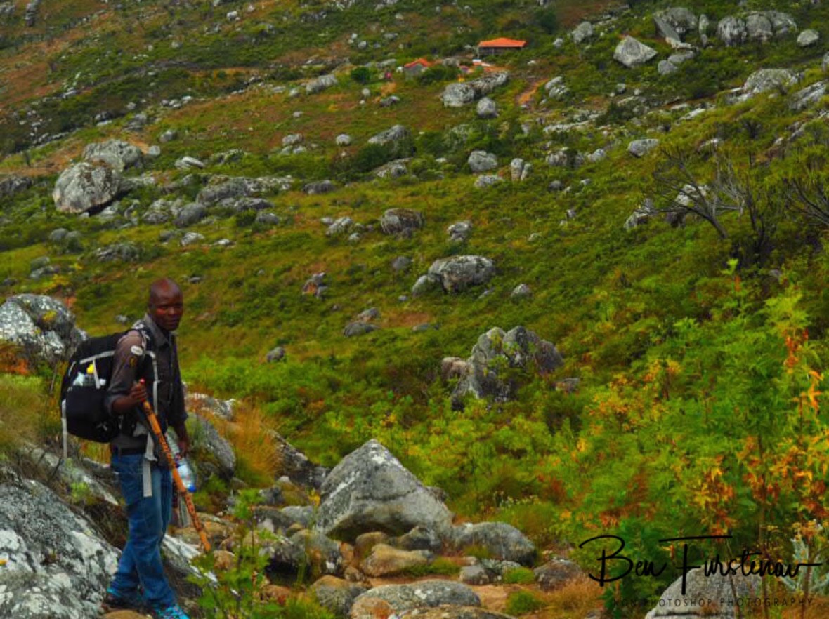 At long last, Chisepo Hut, Mulanje Mountains, Malawi 