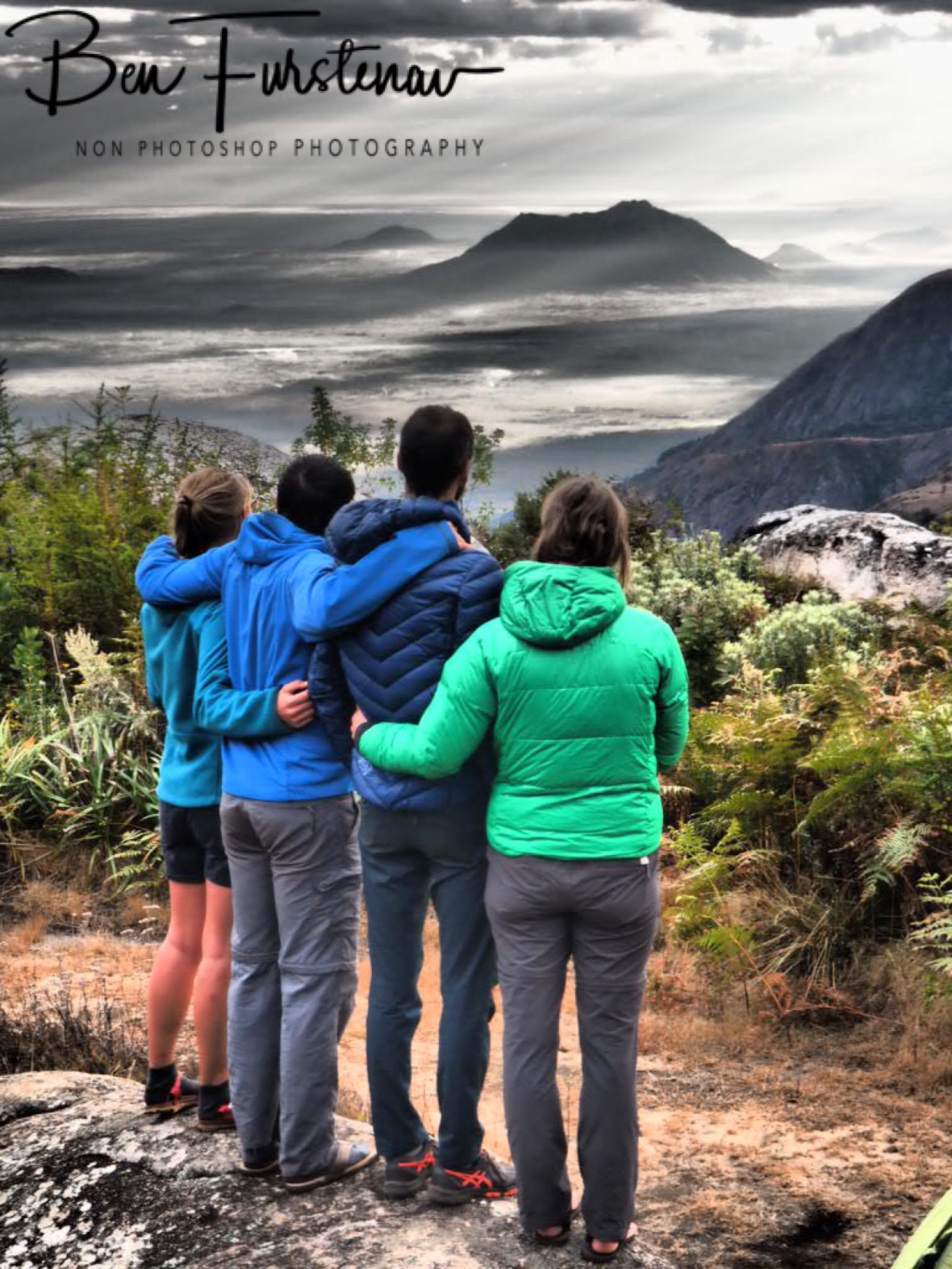 Splendid view over Mulanje Mountains, Malawi 