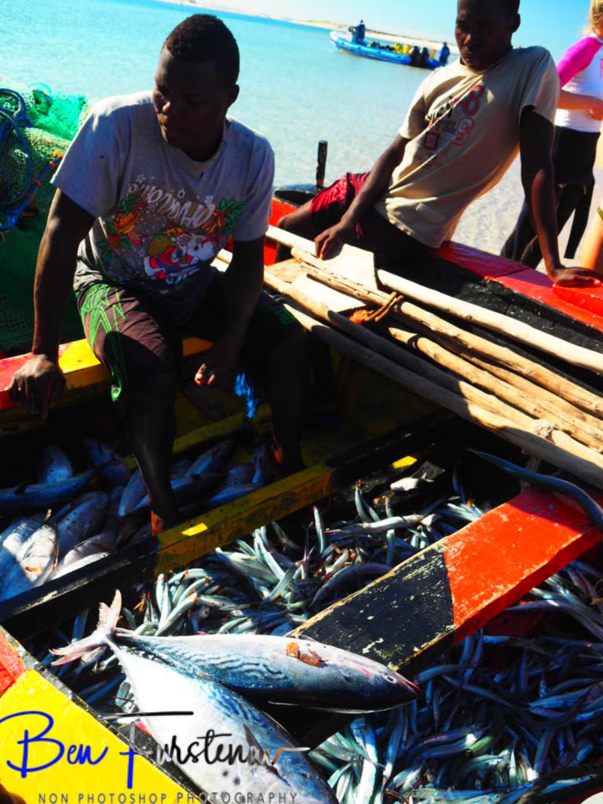 Fresh catch, Benguerra Island, Vilankulo 