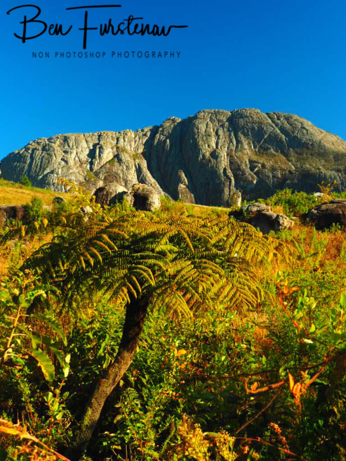 A perfect day to hike to the top off Mt. Chambe, Mulanje Mountains, Malawi 