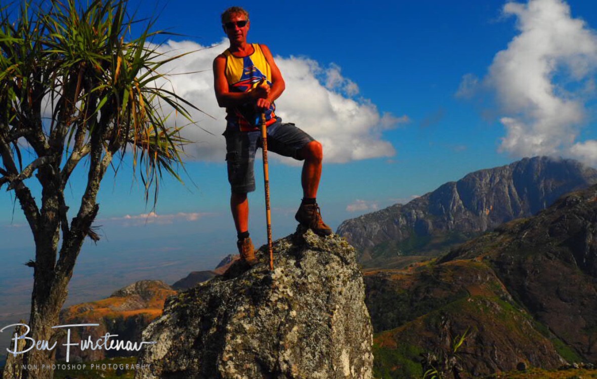 High above Mulanje Mountains, Malawi 