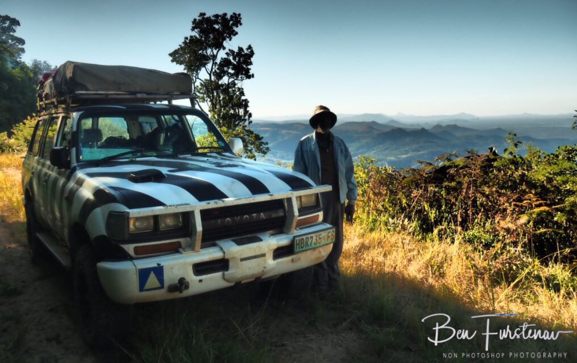Chief and zebra, Chimanimani Mountains, Mozambique