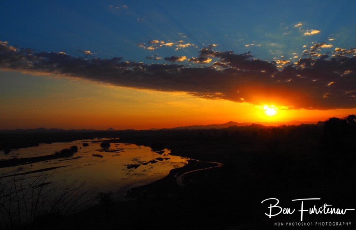 Sunrise river reflections, Tete, Mozambique 