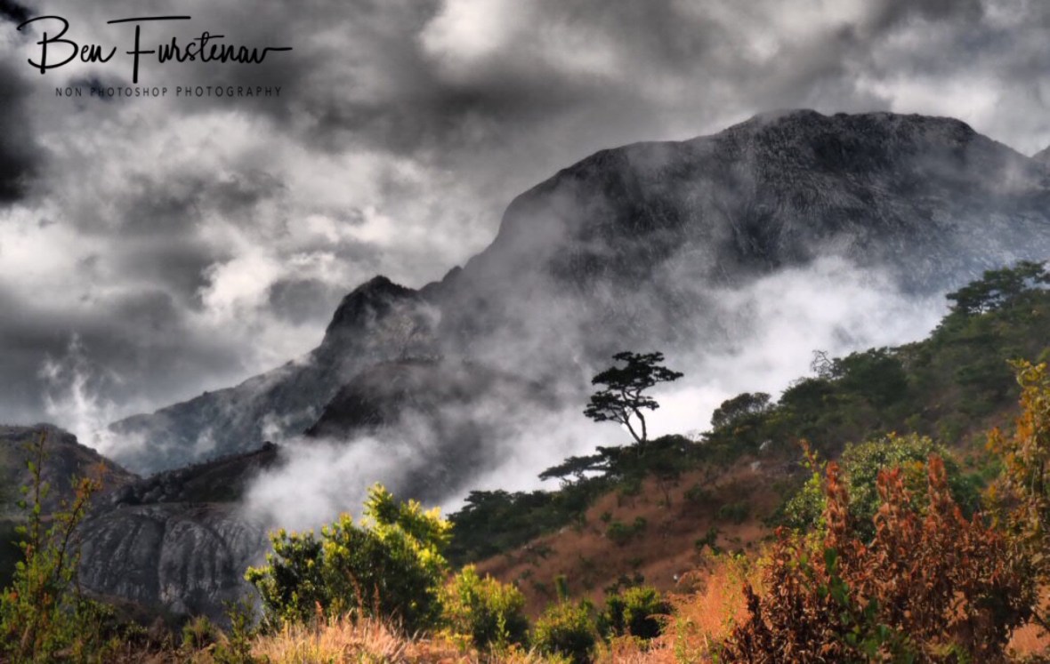 Sneaky misty low clouds, Mulanje Mountains, Malawi 