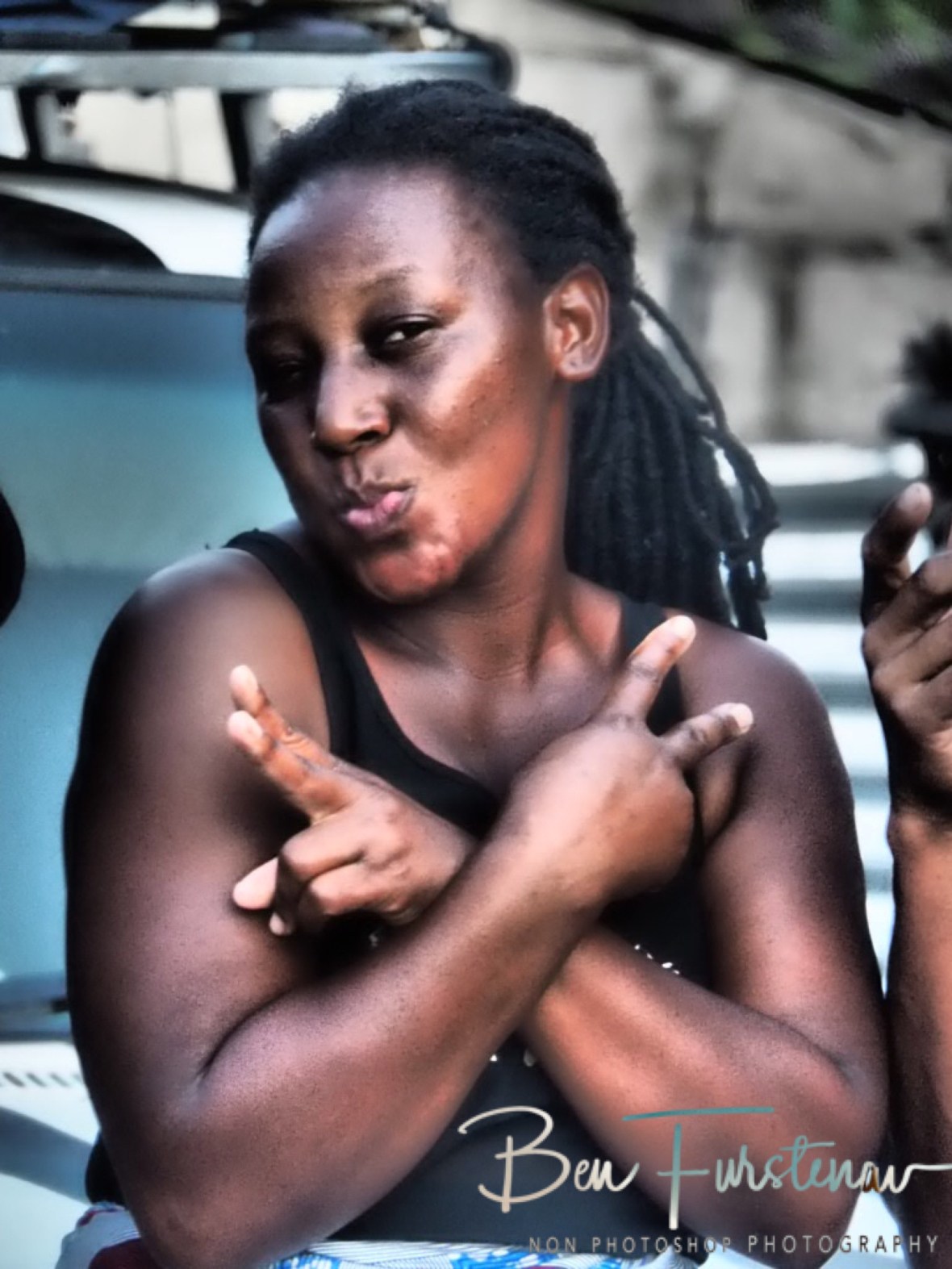 Layla posing, Inhambane, Mozambique