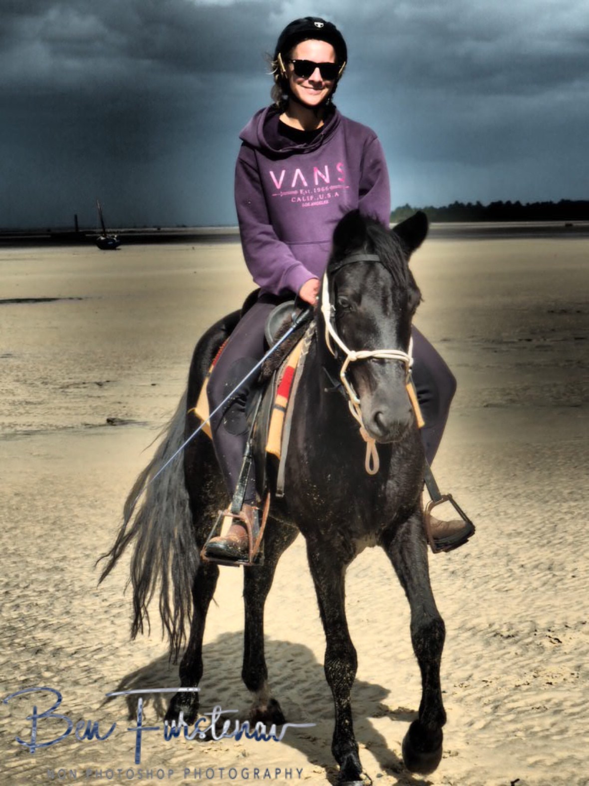 Zoe enjoying the beach, Vilankulo, Mozambique 
