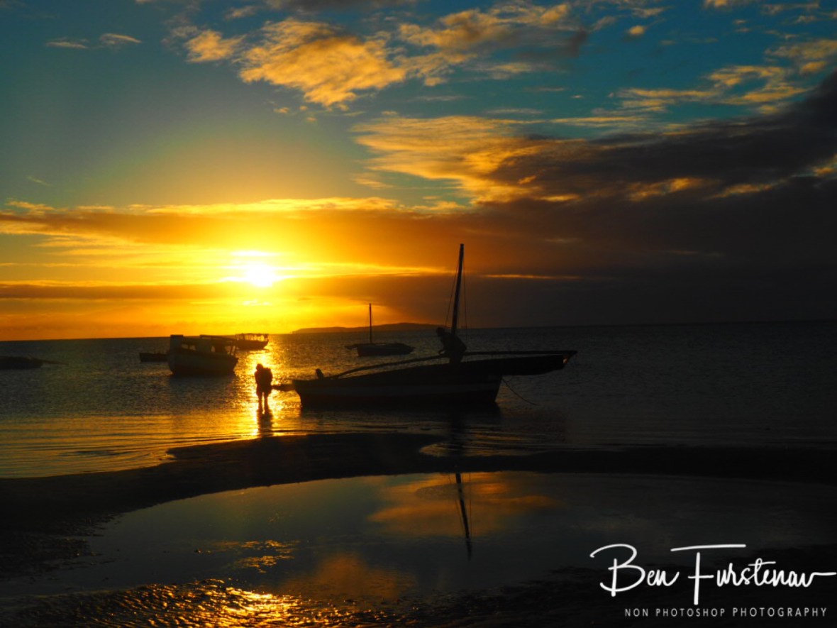 Fishermen getting ready early morning, Vilankulo, Mozambique