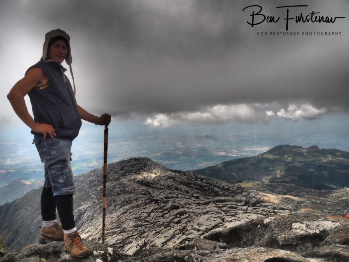 In style with magic stick, Mulanje Mountains, Malawi 