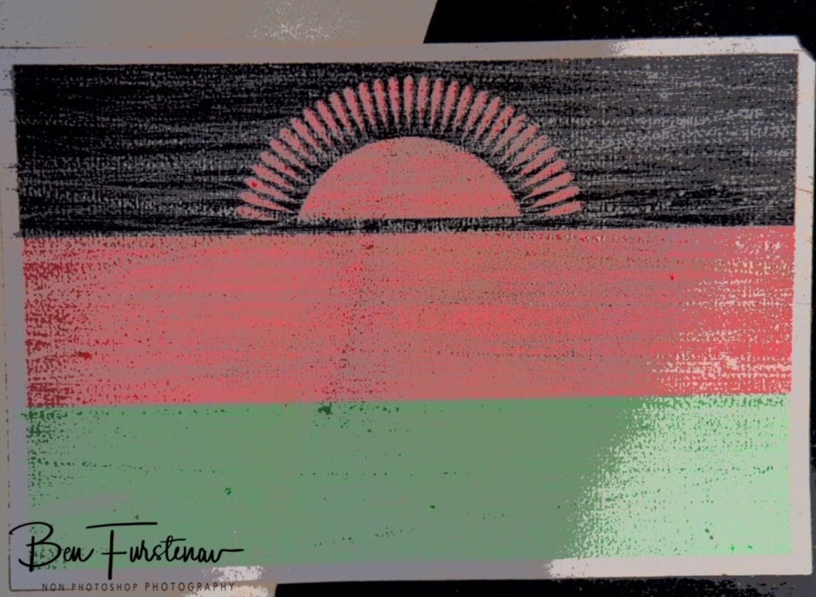 Malawi flag on Zimba’s flank, Malawi 