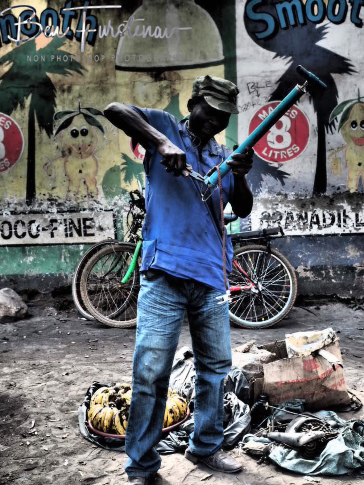 Pumping, pumping in Lilongwe, Malawi 