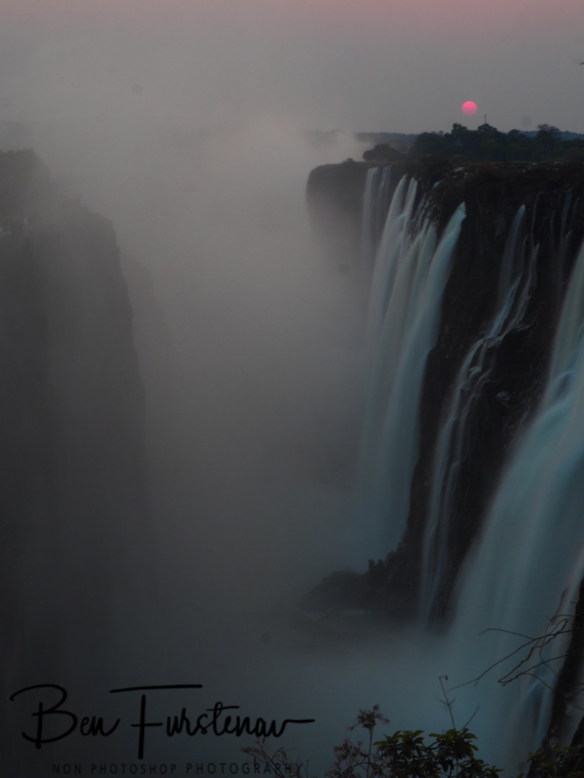 Thundering mist, Victoria Falls, Zambia 