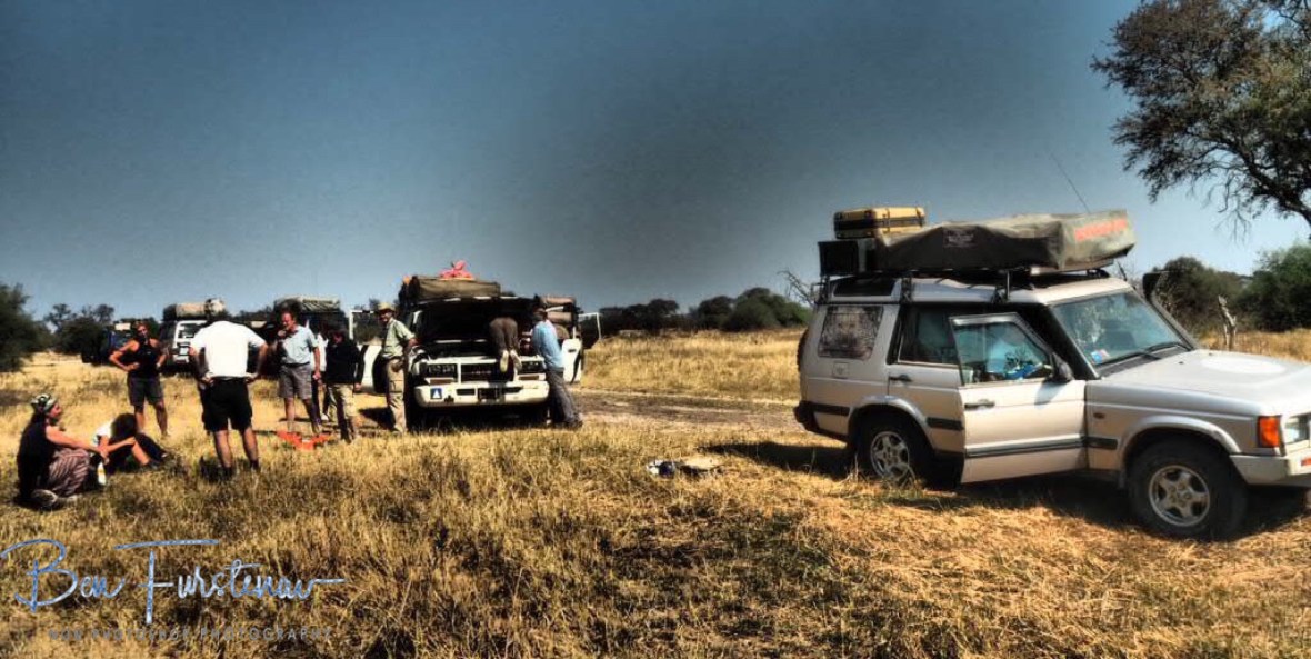 Unwanted rest, Kwai Region, Okavango Delta, Botswana 