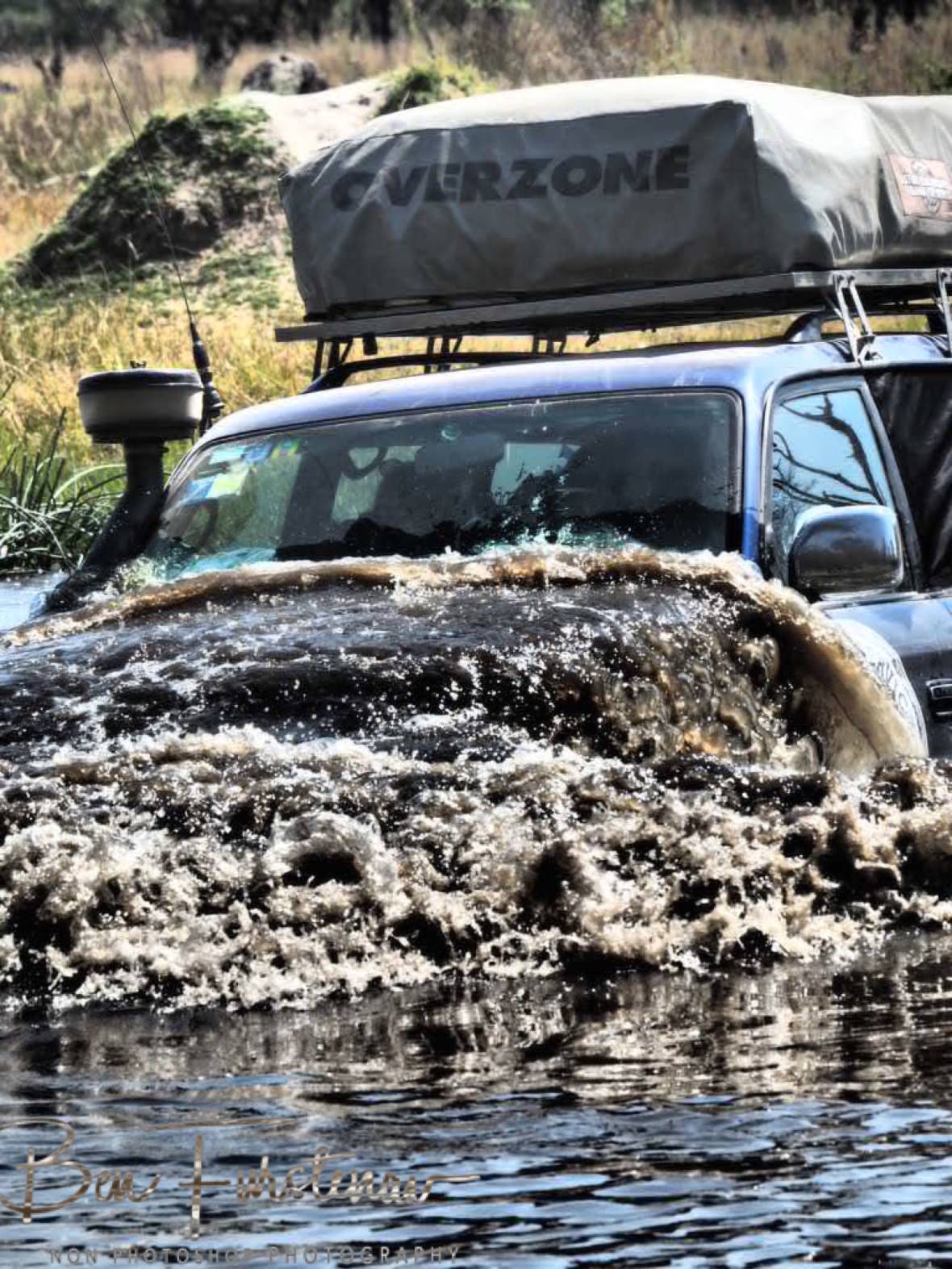 Car wash Botswana style, Kwai Region, Okavango Delta 