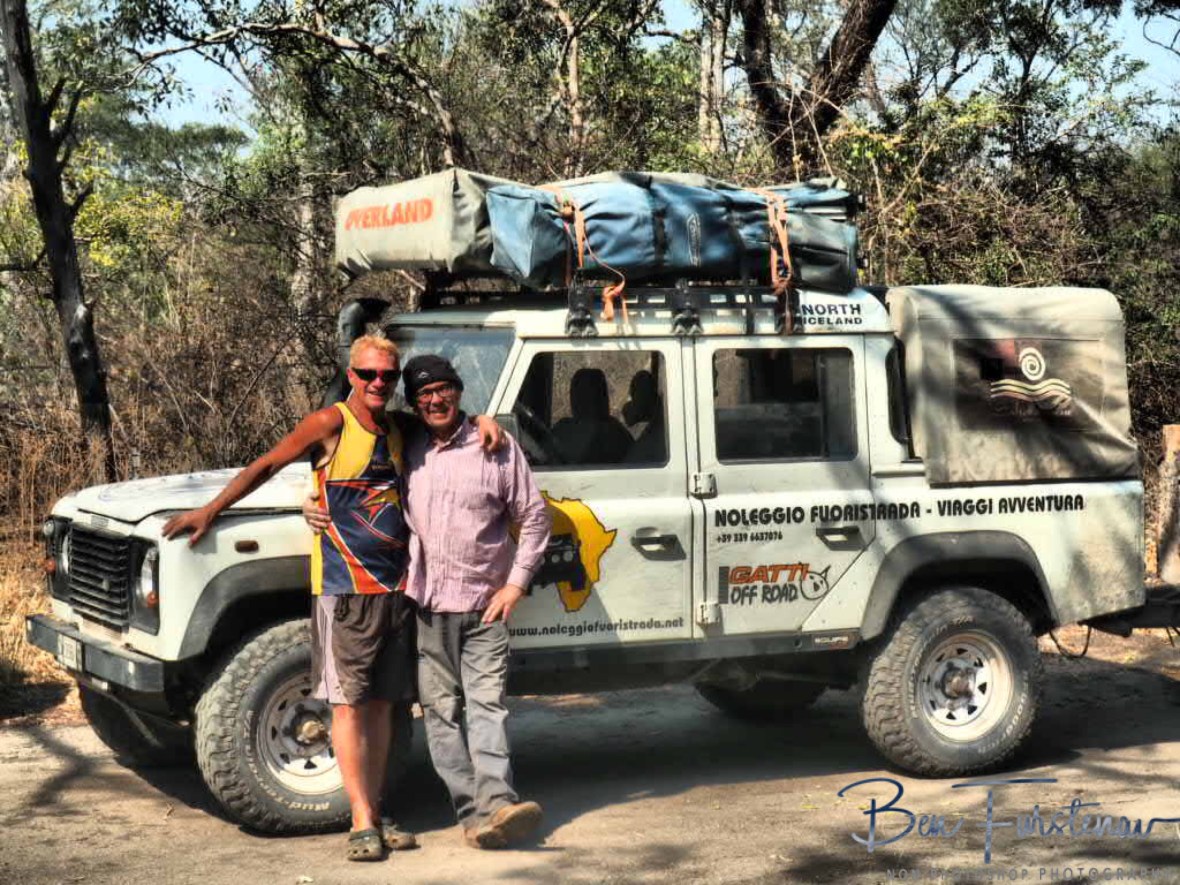 Good friends in arms, Okavango Delta, Botswana 