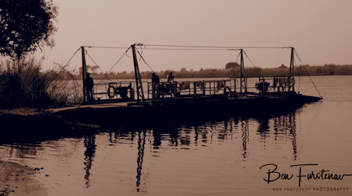 Resting ferry, Blue Lagoon National Park, Zambia 